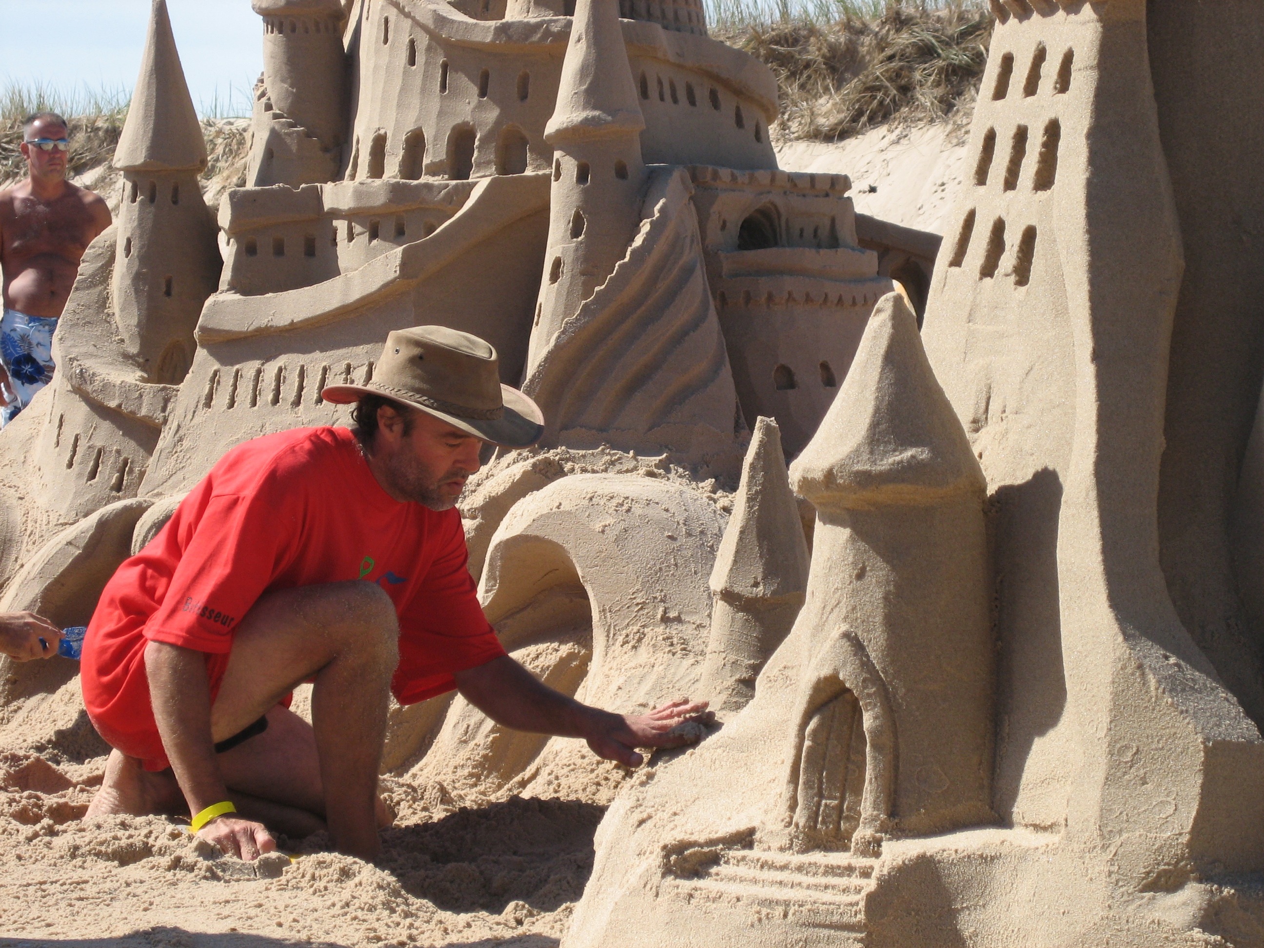 Atelier de construction de châteaux de sable, Parc de Gros-Cap