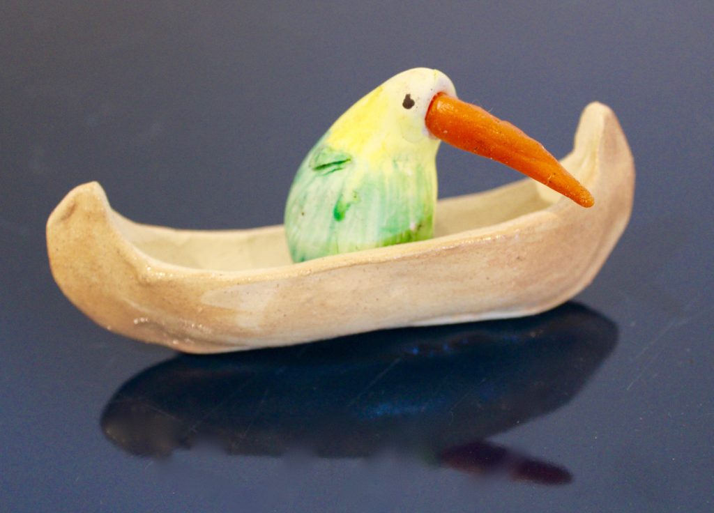 oiseau canot