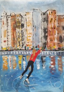 peinture patinage suzanne renaud